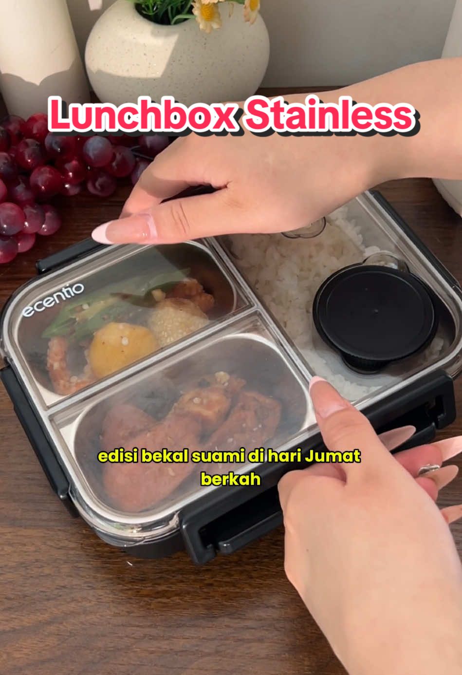 Siapin bekal suami di hari jumat berkah ini ✨ . . #tiktok #lunchbox #fyp 