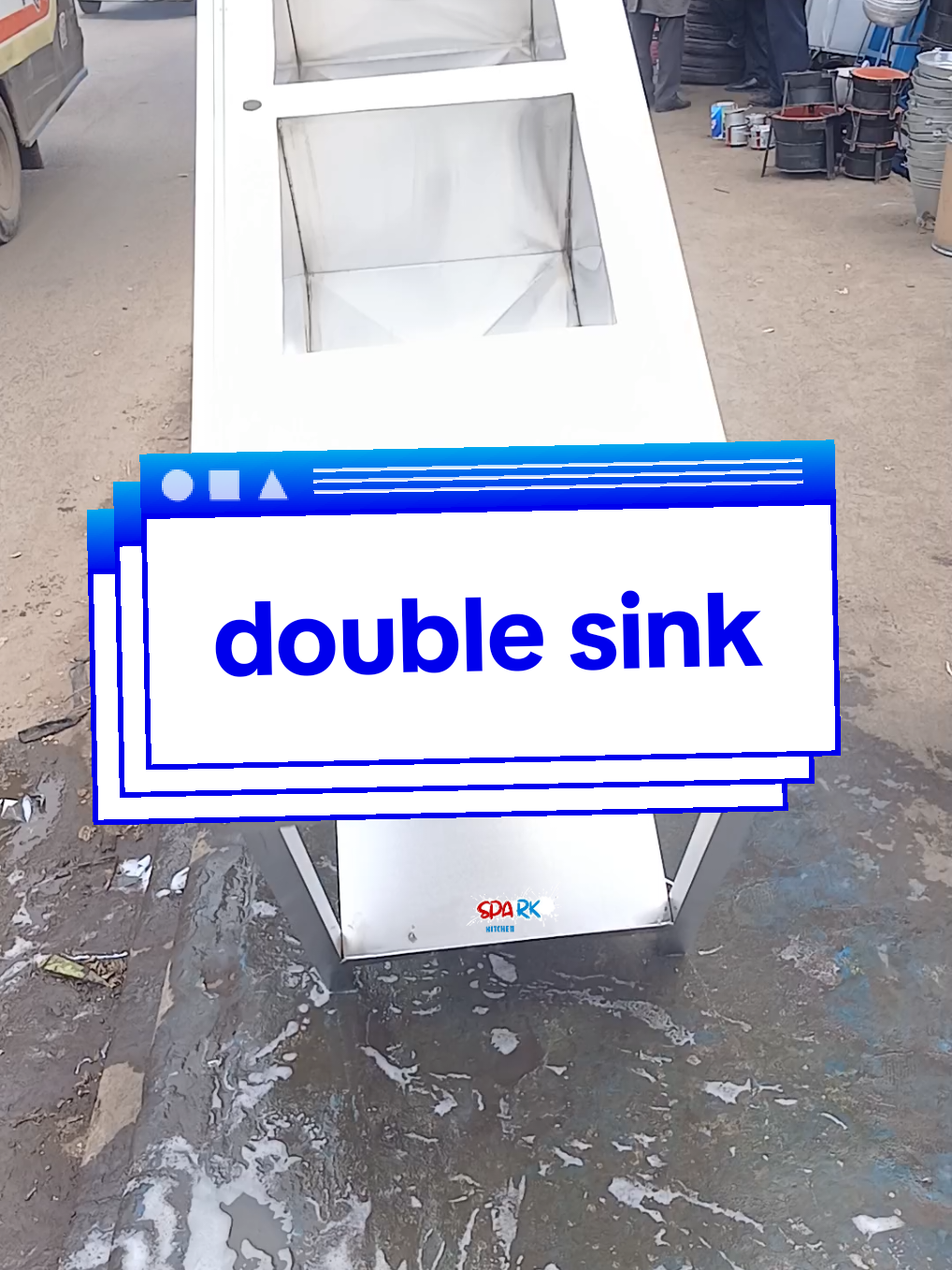 📞 0746478540 – Delivered! 🚚✨ 5ft Stainless Steel Double Bowl Sink – strong, durable & easy to maintain. Spark Kitchen bringing quality right to your doorstep. #SparkKitchen #DoubleSink #CommercialKitchen #Nairobi #Delivery
