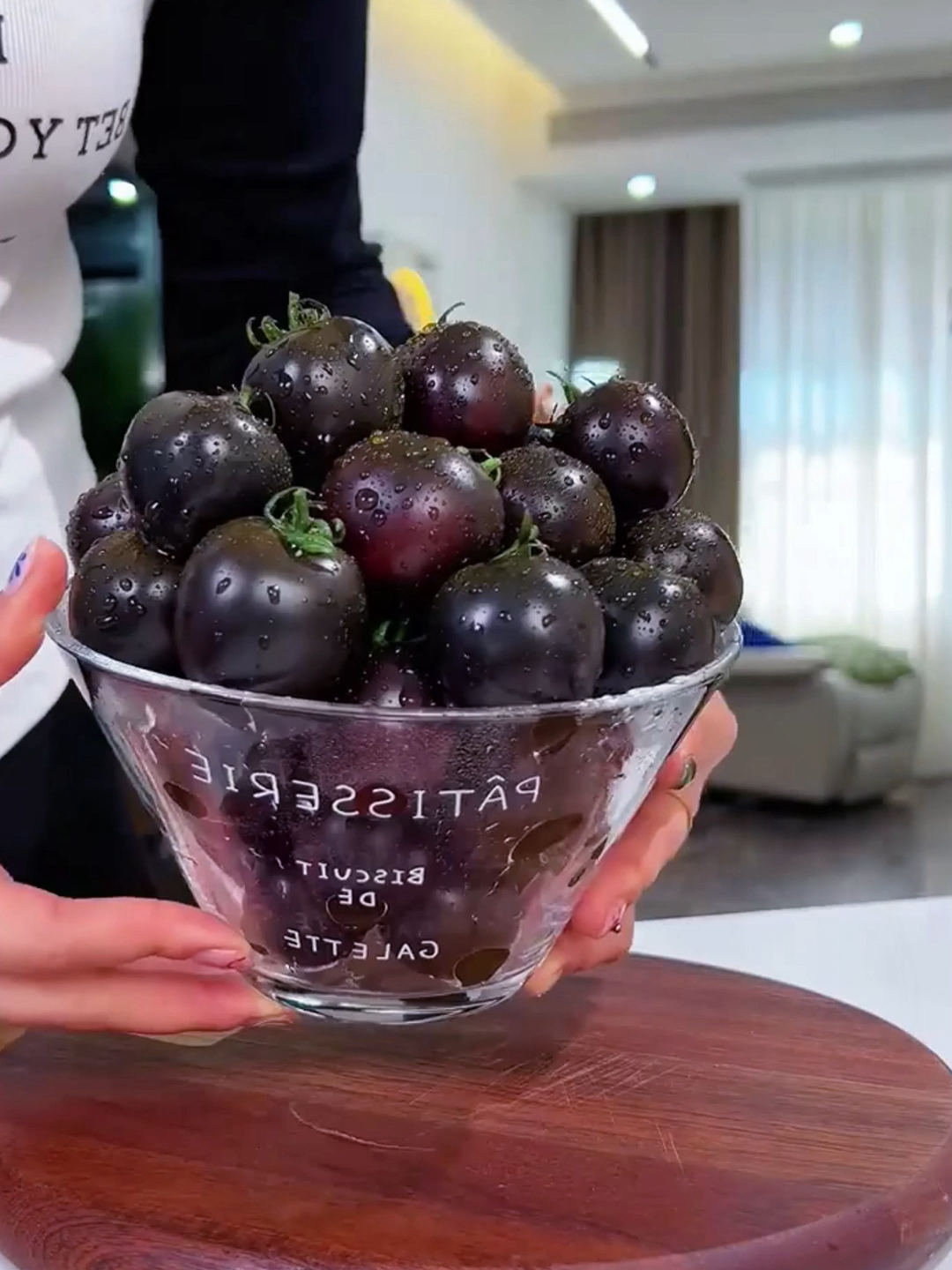 ❤️Tomato Mutiara Hitam, warna natural cantik gila!#Sayur #Buah #tanaman #lmport #Keluarga