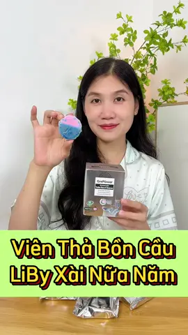 Viên Thả Bồn Cầu Liby 2 Màu – Vừa Tẩy Cặn Vừa Khử Mùi #vienthaboncau #tienich #xuhuong 
