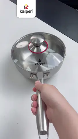 Chảo inox đúc liền khối kèm vung #xuhuongtiktok #xh #fyp #fypシ゚ #foryou #kalpen #nâunngoncungtiktok #xuhuong #chảo 