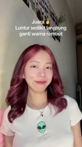 Paling gabisa klo udah luntur dikit harus banget retouch #haircolor #redhair #hairtok #catrambutsendiri 