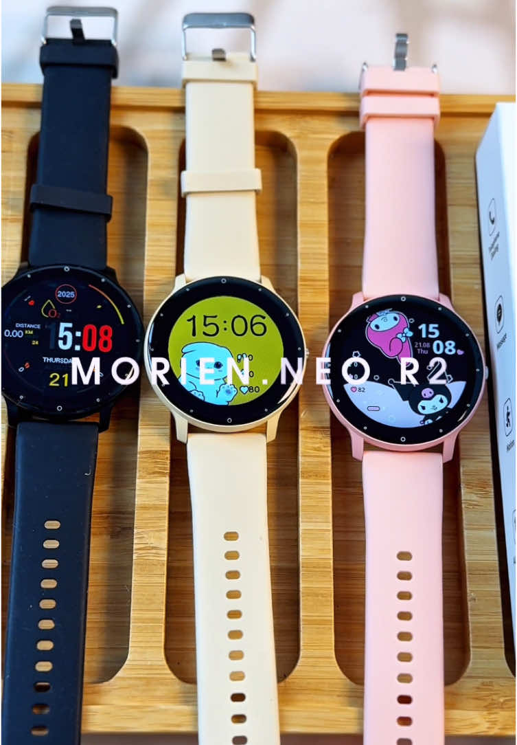 MORIENNEO R2 — Banyak Pilihan Warna & Stylish!#smartwatch #morein #fyp #promoguncang88 #r2 
