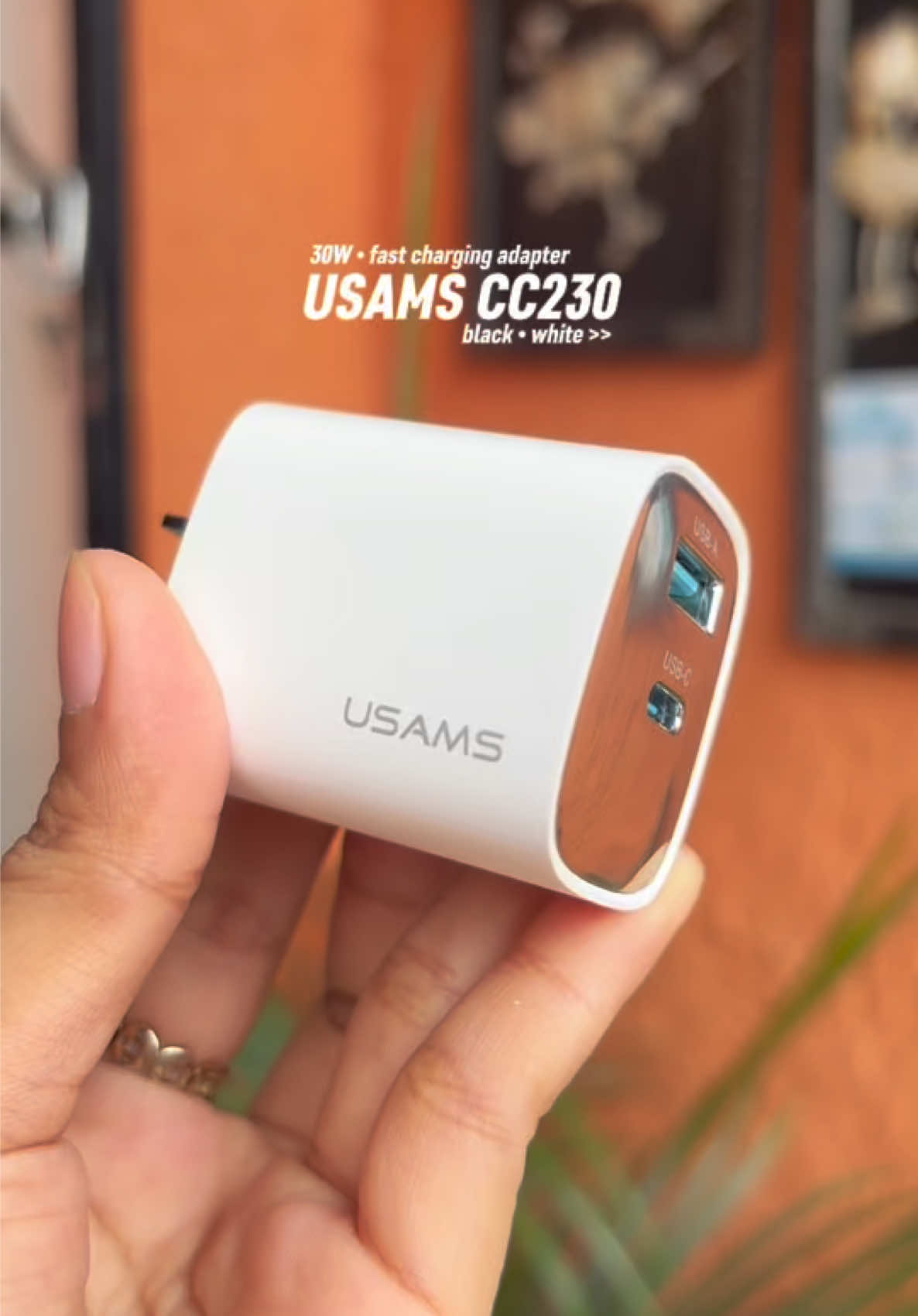 USAMS CC230 CHARGER ADAPTER FAST CHARGING #usams #usamsadaptor #usamsfastcharger #usamsfastcharging #fyp 