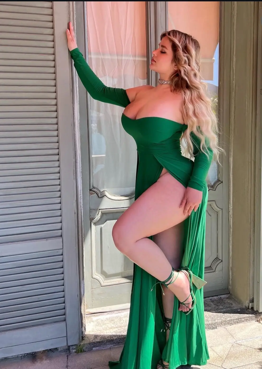 Green looks good on me🥰😍 #usa🇺🇸 #fy #fyp #v #tiktok 