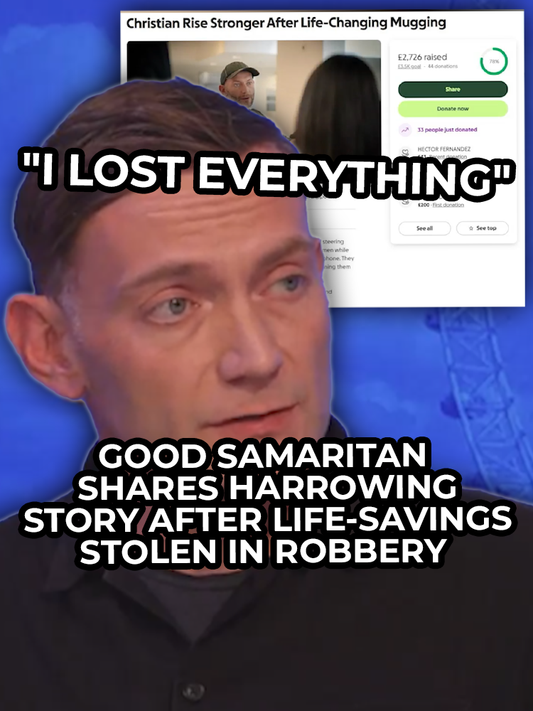 Good Samaritan Christian Dippolito, known for dedicating his life to helping others, is now facing the difficult reality of starting over after being robbed and losing his life savings.  Now, in his time of need, his friends, family and community have set up a GoFundMe campaign to support him and help him get back on his feet. #UKNews #GBNews