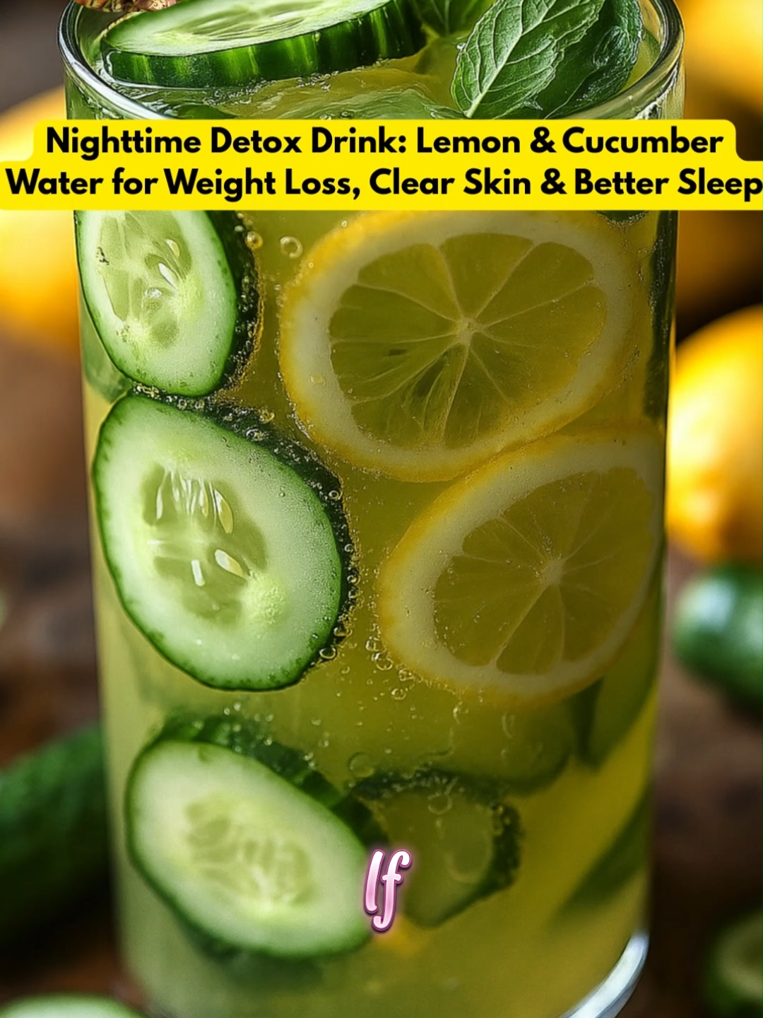 Drinking lemon and cucumber water before bed boosts metabolism, burns fat, reduces bloating, and supports weight loss while improving digestion and detoxifying the body. This powerful nighttime detox drink also promotes glowing skin, relieves stress, improves sleep quality, and strengthens the immune system naturally. #healthylivingtips #healthyliving #foryou #viral #detox #weight #cucumber