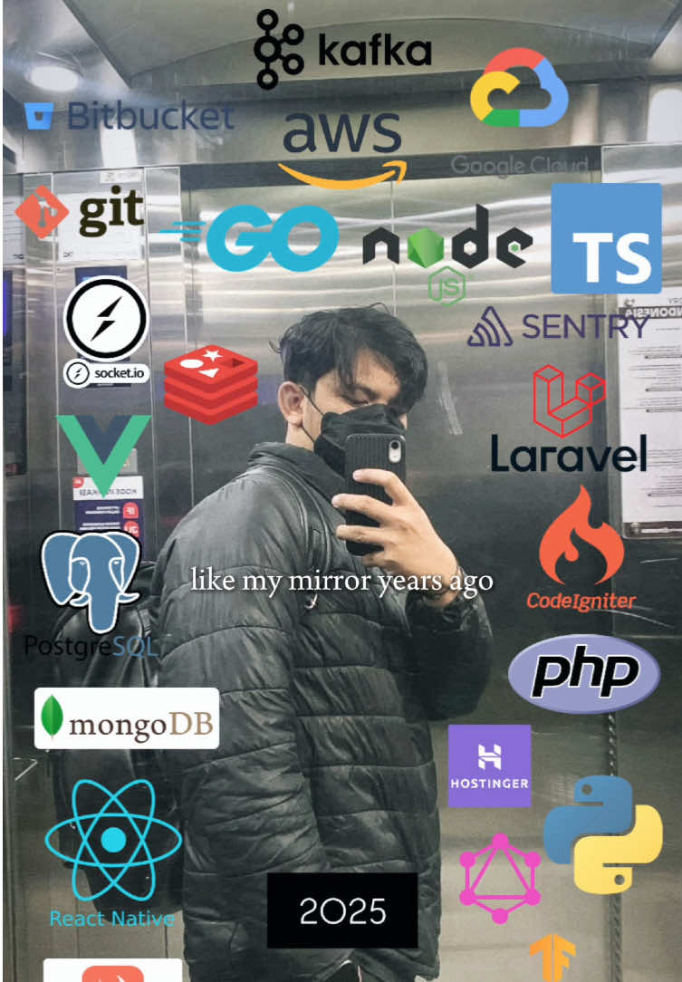 From 2018 To 2025. Web Dev → iOS Dev → Backend Dev. Each company brought a different project, a different role and a different tech stack 🤯💻 #programmer #softwareengineer #softwaredeveloper #technology 