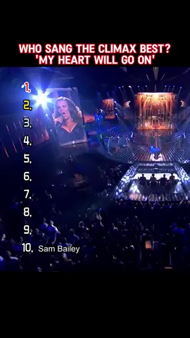 WHO SANG THE CLIMAX BEST? 