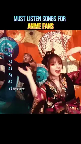 Must-listen songs for anime fans#anime #animefan #otaku #animefyp #animescene  
