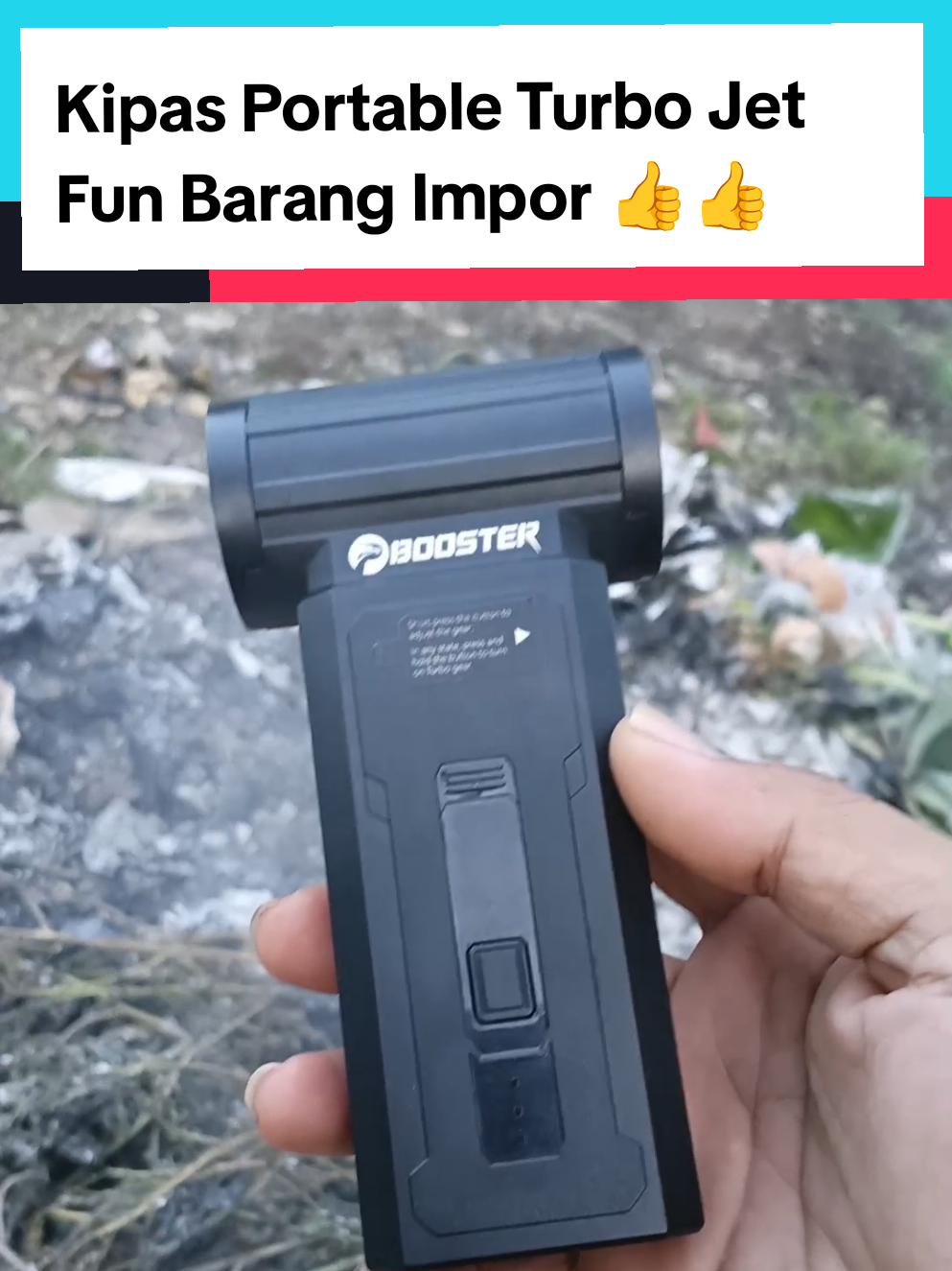 Kipas Portable Turbo Jet Fun dari Booster, #kipasportable #kipasturbo #kipasportableturbo #kipasangin #kipasanginportable 