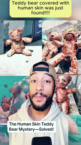 #creatorsearchinsights Police shut down a California bus stop after a teddy bear made of “human skin” went viral. Turns out, it was just a hyper-realistic art piece! Hear what the artist had to say and why someone was arrested for the prank. Would YOU keep this bear in your house? 