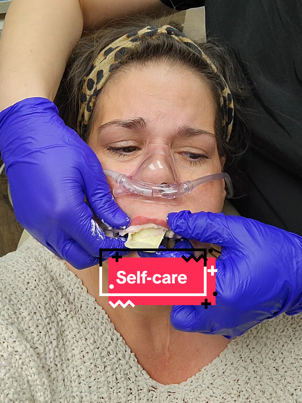 Self-care comes in many forms… today it’s a crown + impressions for my partial implants. 🦷 Forever grateful for Dr. Raul & Selma for making the experience so easy and gentle 💕 #DentalCare #SelfCare #healthysmile  #WomenOver40 #ConfidenceBoost 