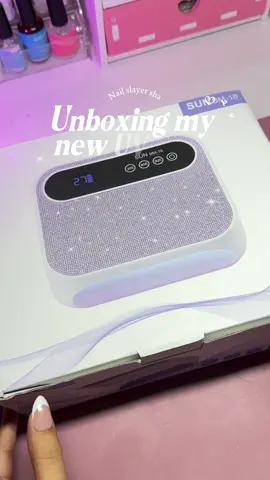 Unboxing my new uv lamp from nail.world🤩🙌🏻 super ganda and worth it lalo na pang press on nails dahil malauwag sya and kasyang kasya yung nail stand sa loob😩🫶🏻 #affordable #nailartist #uvlamp #nailart #unboxing 