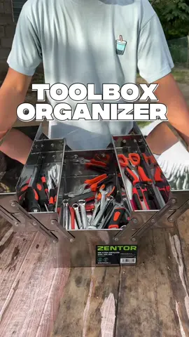 Stainless steel toolbox organizer #toolbox #toolsorganizer #stainlesssteel #toolboxessentials #toolboxformotor 
