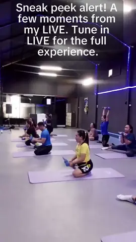 Sneak peek alert! A few moments from my LIVE. Tune in LIVE for the full experience. #tiktoklive #livehighlights