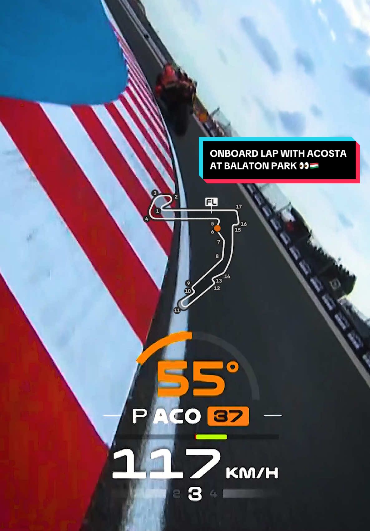 Let Pedro Acosta take you for a spin around Balaton Park! Ready to jump onboard? 🏍️ 🎥 #HungarianGP 🇭🇺 #MotoGP #SportsOnTikTok 