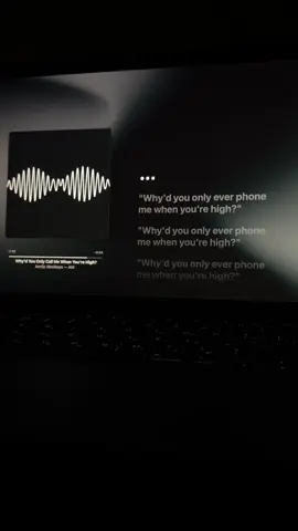 Why'd You Only Call Me When You're High?-Arctic Monkeys #arcticmonkeys #lyrics #lyricsvideo 