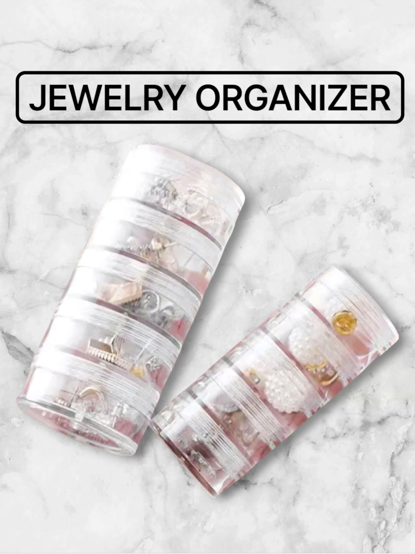 Jewelry Organizer! #jewelry  #jewerlyorganizer  #makeuprack  #acrylicorganizer #roundorganizer 