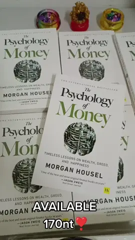 ENGLISH BOOKS TAIWAN ❣️  The Psychology of Money by Morgan Housel is a personal finance and investing book that focuses less on technical strategies and more on human behavior around money. Instead of formulas or stock-picking tips, it explains how our emotions, habits, and mindset shape financial success. #morganhouselbooks #taiwan🇹🇼 #englishbooks #foryou #financialfreedom 
