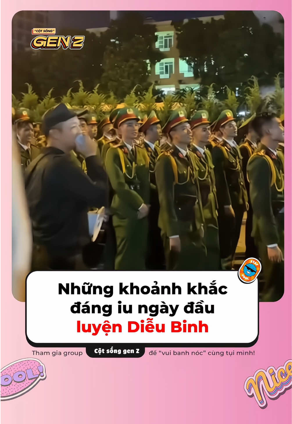 Ngày đầu luyện tập mà khoảnh khoắc đáng iu cỡ 😚 #cotsonggenz #quockhanh2thang9 #tuhaoVietNam #tiktokgiaitri #twđ