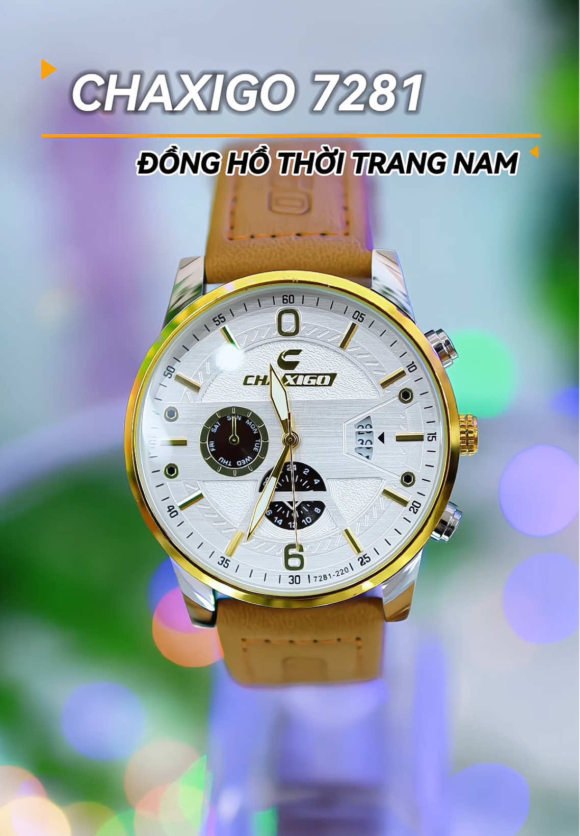 Đồng hồ thời trang nam chaxigo 7281 #dongho #donghonam #donghothoitrang #chaxigo #chaxigowatch 