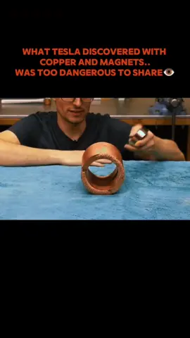 Nikola Tesla was right... #nikolatesla #copper  #freeenergy #conspiracy #magnetic 
