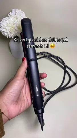 Catokan philips emng sebagus itu bisa buat lurus curly 💕🥰 #catokanrambut #catokanphilips #catokanphilipsoriginal 