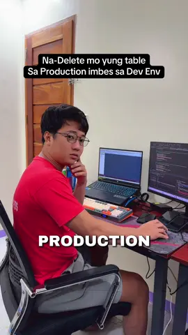 SQL Script kapag nasira mo ang Database #softwareengineer #softwaredeveloper #Tech #techtok #fyp 