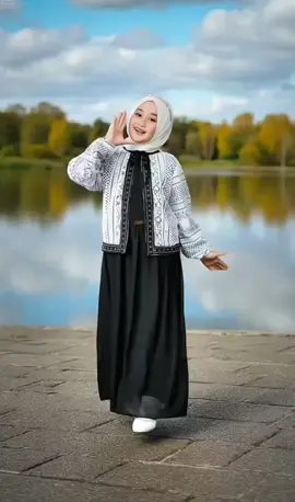 Andin Gamis Abaya Anak Remaja Tanggung Usia 6-14 Tahun Bahan Ceruty Babydoll Mix Payet Mewah Size M L XL Gamis Anak Lebaran #gamisanak #gamisremajakekinian 