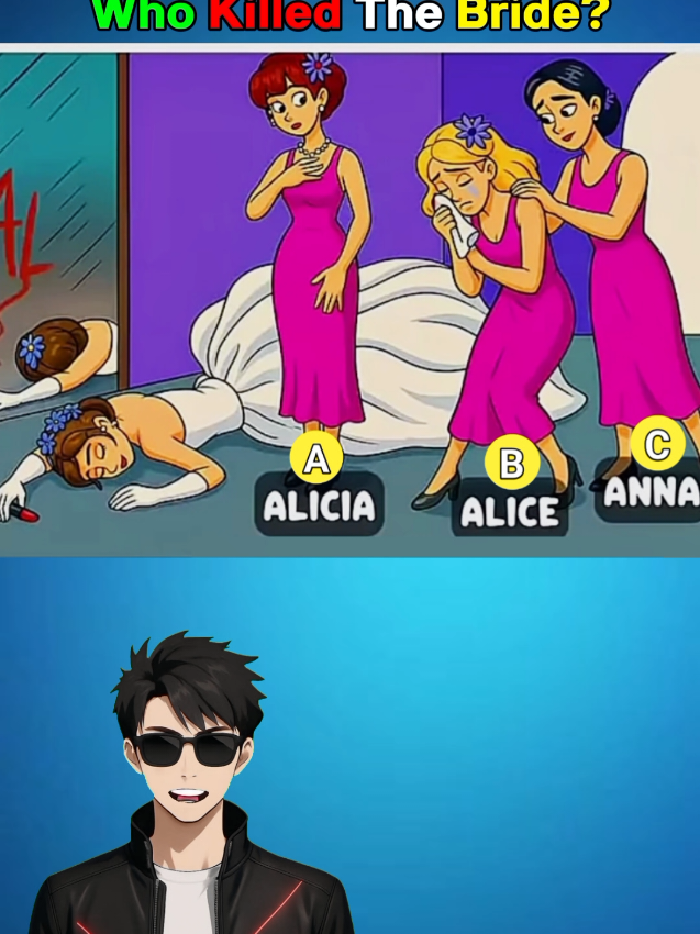 Guess Who Killed The Bride? ☠️ #guess #quiz #quiztime #quizchallenge #tiktok 