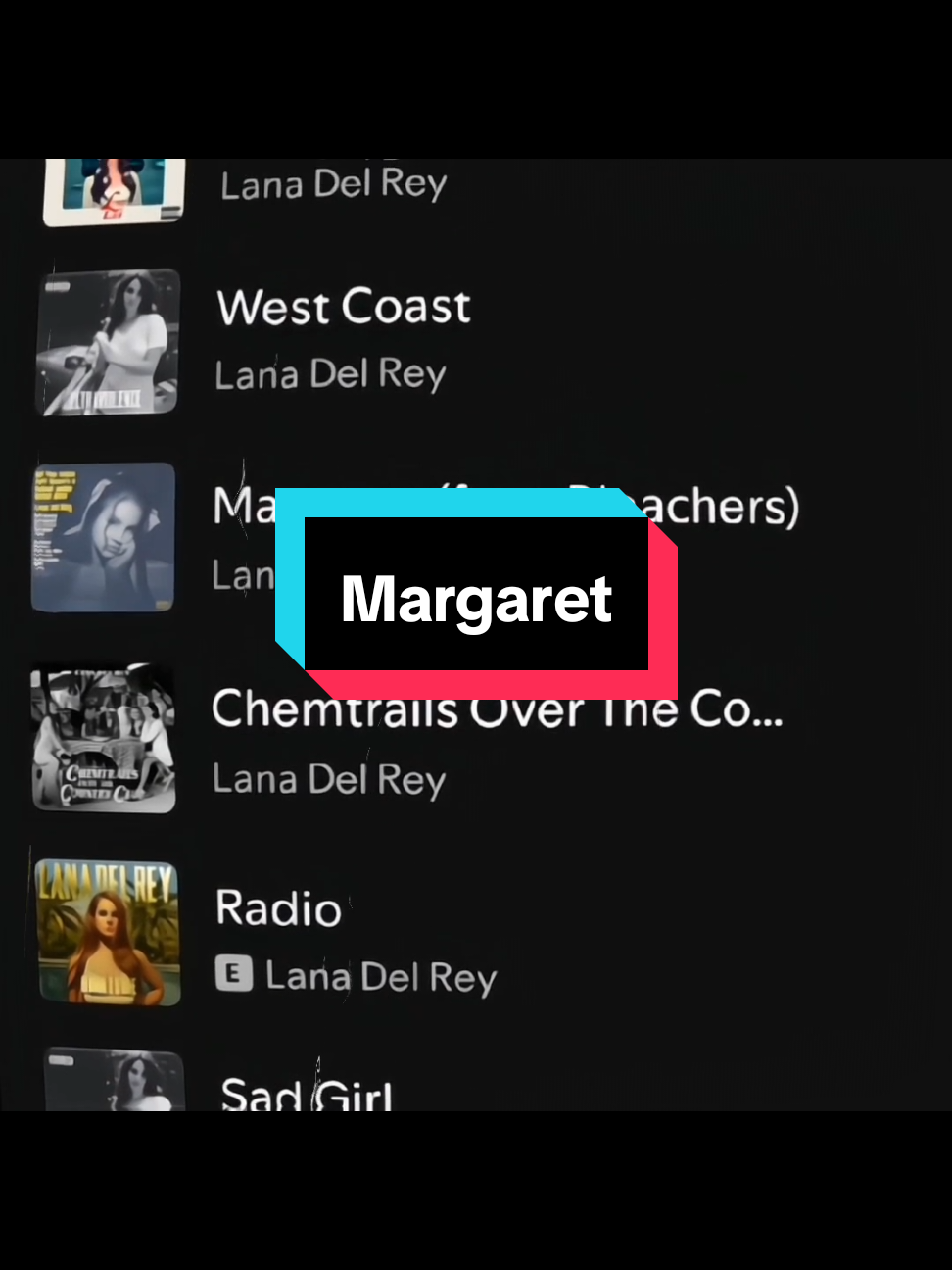 Margaret - Lana Del Rey #lyrics_songs #spotify #margaret #lanadelrey 