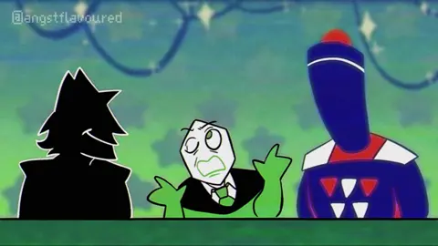 POLYMIKES 🗣️🗣️🗣️ ik everyone sees battat as matpat but he will always be a charlie kelly ref in my heart of hearts #deltarune #deltarunefanart #battat #jongler #pluey 