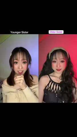 #pov : The younger sister tries to trick her older sister 