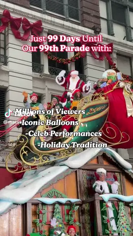 Repost from @Macy’s ♥️ I was born in 1998 and every year since then I've grown up watching the Macy's Parade live on TV while smelling amazing dinners being cooked around me and the warmth of Christmas spirit in my entire heart. Being a kid and watching these beautiful floats and bands and performers and balloons while shaking around wrapped boxes trying to guess my presents was like nothing else. I can't wait to see this year's 99th parade! and I can't wait to see what's in store for the big 100th next year!  #macysdayparade #macyschristmasparade #macys #christmas #christmastok 