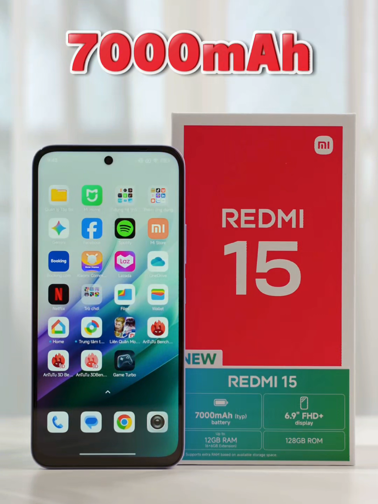 Lên cho anh em còn hàng Redmi 15 - Siêu pin Silicon Carbon 7000mAh dẫn đầu phân khúc phổ thông  #LearnOnTikTok #review  #XiaomiVN #REDMI15