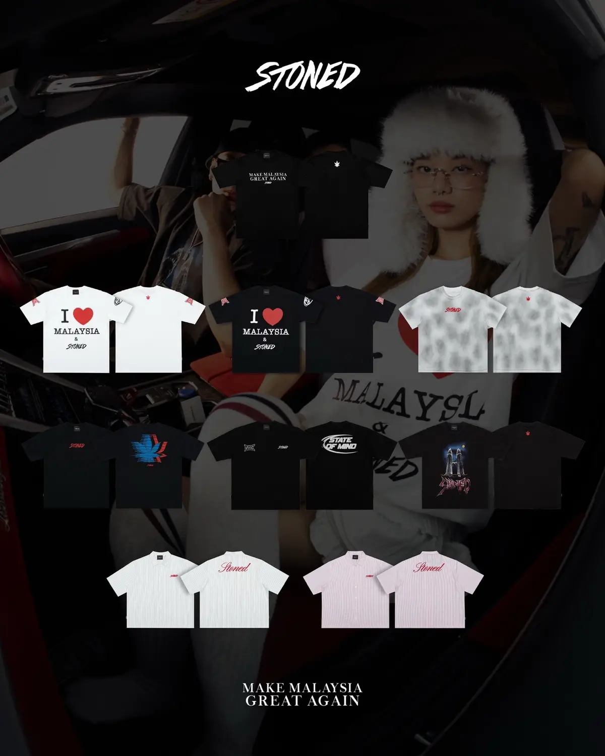 Preview full SKU of “Eye Of The Tiger” Mana satu yg korang akan cop dulu ? #MMGA #fyp #stonedandco #TikTokShopFashion #MerdekaFesyenTTS 