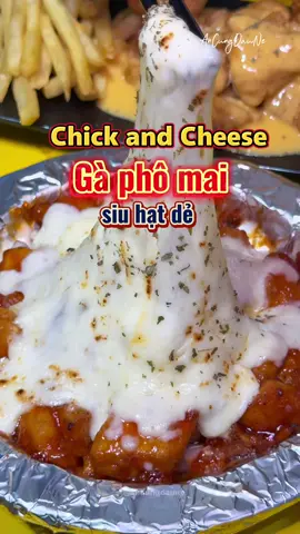 Gà rán sốt phô mai kéo sợi nè - Chick and Cheese #ancungdaune #ancungtiktok #reviewanngon #garanhanquoc #chickandcheese 