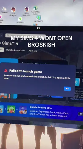 pls tell me they’re fixing the game 😞😞  #thesims4 #thesims #ea #sims4cc #broken 