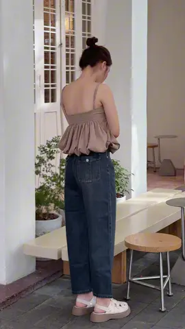 Jean suông nấm lùn #ledaquanjean #quanjeannamlun #quanjeanongsuongrong #quanjeantuihop #thoitrangnu 