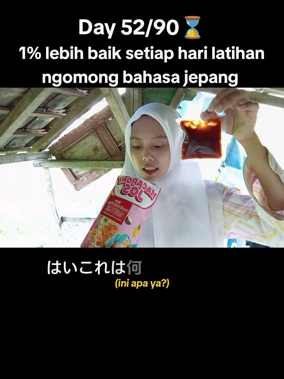 Day 52/90⌛ latihan ngomong bahasa jepang, yang sering aku denger 