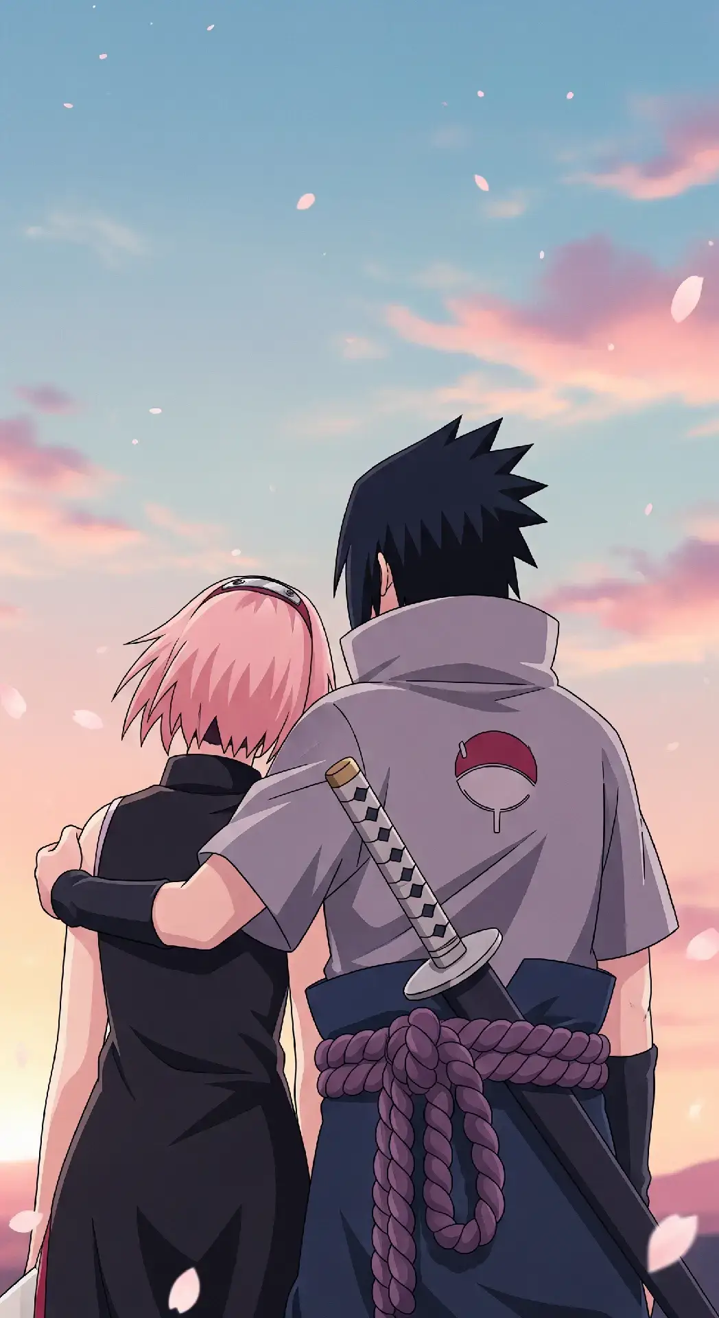 wallpaer sakura dan sasuke hd #fyp #wallpaper #wallpapers #sakura #sasuke 