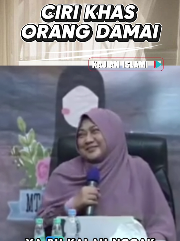 ciri khas orang damai #draisahdahlan #kajianislami 