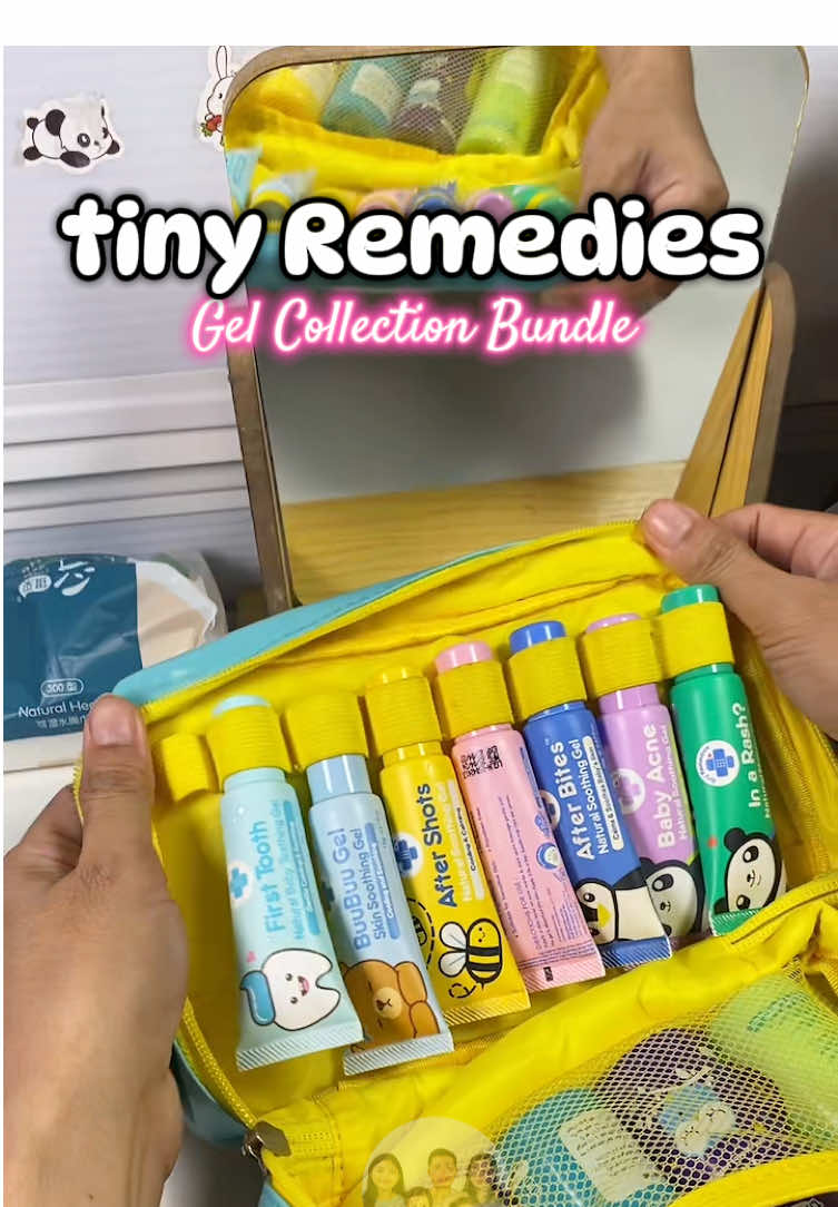 Replying to @Arahaj Tiny Remedies Gel Collection Bundle Set 7 pcs na #tinyremediesgelcollection #tinybudsgelcollection #tinybudssoothinggel 
