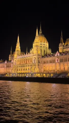 By night, the Parliament becomes less a building and more a luminous crown upon the river’s edge! #budapesthungary #hungary #parliament #night 
