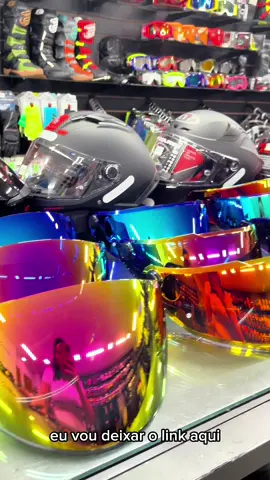 As viseiras coloridas mais desejadas já estão disponíveis aqui na loja. ➡LS2 FF358 ➡KYT TT COURSE ➡ MT stinger e thunder 4 ➡ ASX aberto ✅ VISEIRA AZUL, CAMALEÃO, VERMELHA E ROSA.  A viseira colorida não é só estilo, é proteção inteligente! 😎✨ Ela reduz o brilho do sol, melhora a visibilidade em dias claros e diminui o cansaço visual durante a pilotagem. Além disso, ajuda a proteger contra raios UV e garante uma experiência mais confortável e segura na estrada. 🏍️ #viseira #kyt #ls2 #asx #mt 