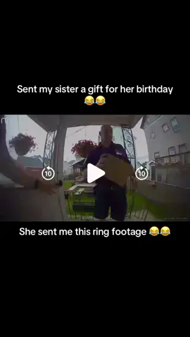 I’m always sending my sister gifts and pranks, but I NEVER thought a delivery driver would take the time to read the note on the package 😂 #birthday #present #prank #fyp 