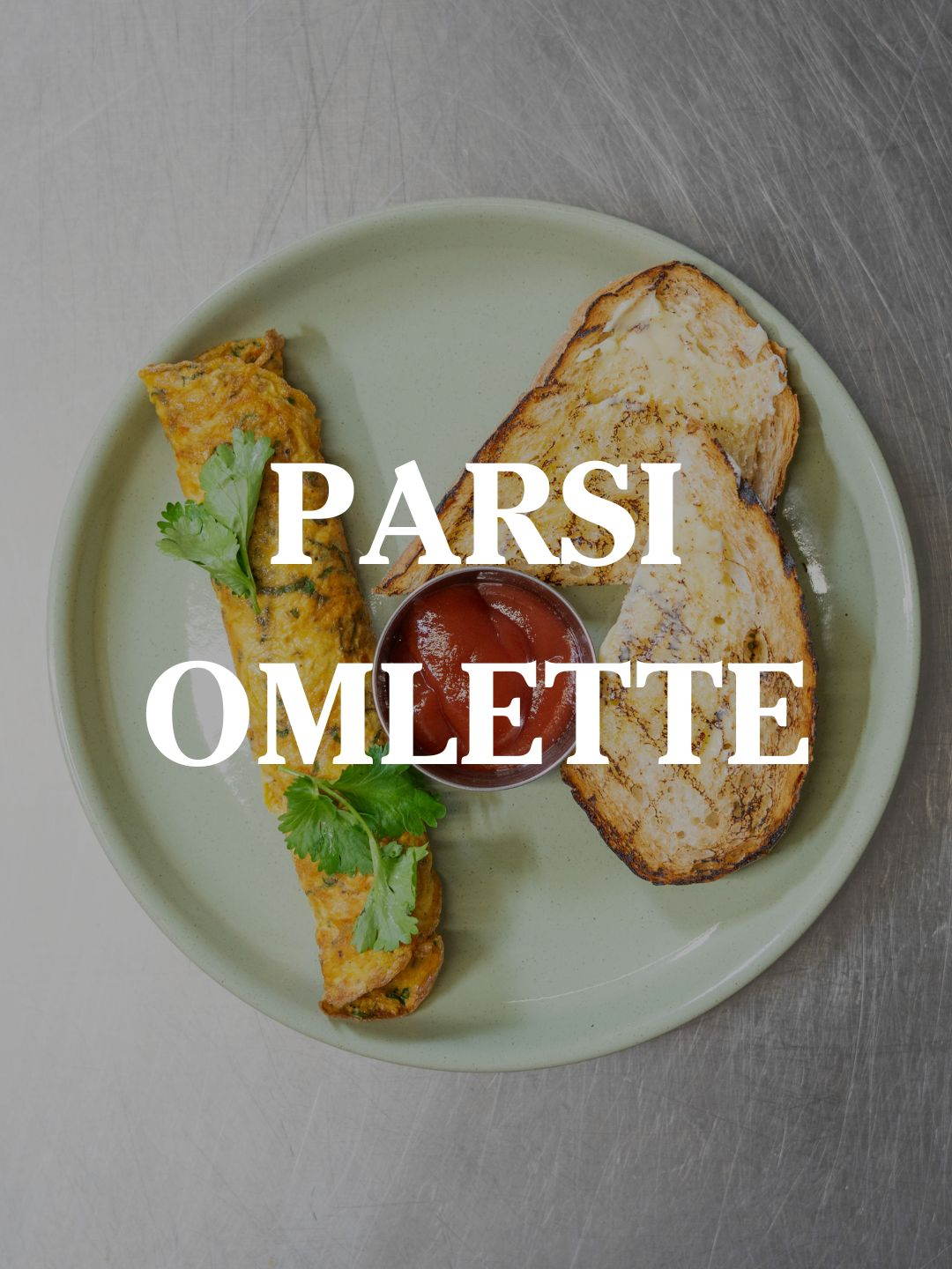 Chef Shatrughan makes Parsi Omelette.