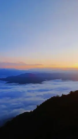 Sunrise in the sea of clouds on Haitang Mountain#hai tangshan#sea of clouds#sunrise#naturallandscapes #Scenery 