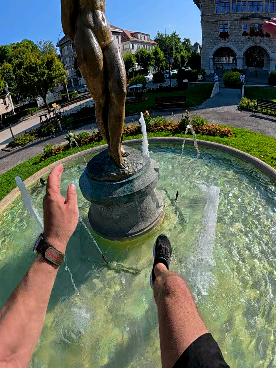 Hand-delivering a Tudor watch straight from the manufacture but make it parkour. #BornToDare #TudorWatch #WatchTok #Parkour #ad @tudorwatch 